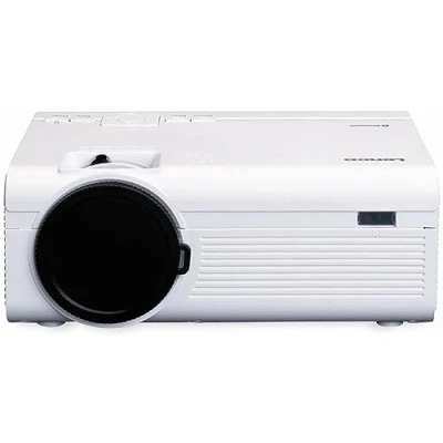 Immagine di Lenco LPJ 300 Proiettore Bluetooth Mini videoproiettore 2800 lumen 30.000 ore di durata Full HD 5.0 2 x HDMI USB SD Port AV in VGA Bianco