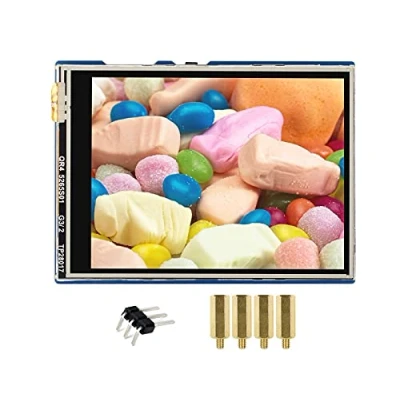 Immagine di IBest for Raspberry Pi Pico Display 2.8inch Touch Module 320x240 Pixels 262K Colors LCD IPS Screen with Resistive Controller XPT2046,ST7789 Driver, Using SPI Bus