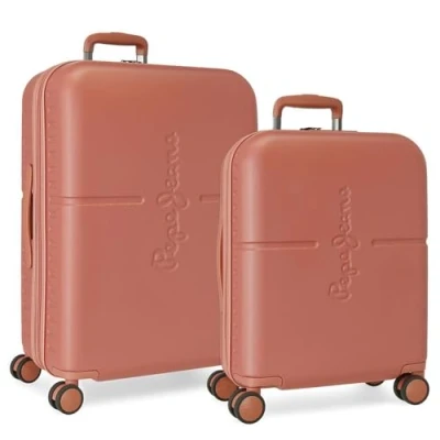 Immagine di Pepe Jeans Highlight Set di valigie, 48 x 70 28 cm, rosso, 48x70x28 cms, valigie