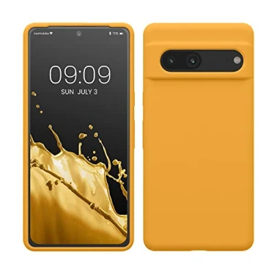 Immagine di kwmobile Cover per Google Pixel 7 Custodia Back Case Smartphone in Silicone TPU Protezione Gommata mango