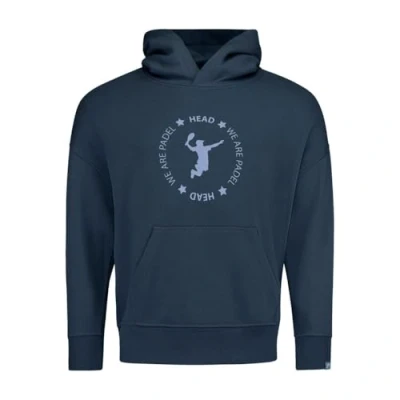 Immagine di HEAD Padel Felpa con Cappuccio Unisex, Blu, XS