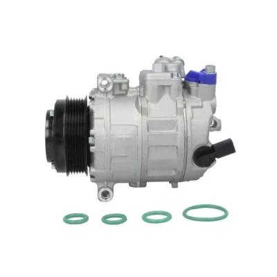 Immagine di THERMOTEC KTT090357 Compressore Aria Condizionata 7SEU17C 12 PAG 46 R 134a VOLKSWAGEN: Transporter 5 Bus, Multivan (7HM,
