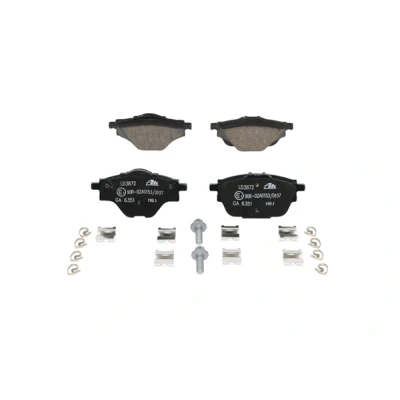 Immagine di ATE Ceramic 13.0470 3872.2 Kit pastiglie freno PEUGEOT: 508 II SW, 308 Hatchback, SW 2, CITROËN: C4 Grand Picasso C5 Aircross
