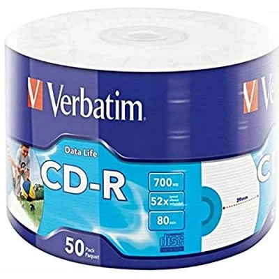 Immagine di Verbatim 50x CD R Printable700 MB 50 pc(s)