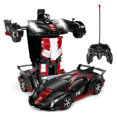 Immagine di Auto telecomandata,Giocattoli Macchina telecomandata,macchine telecomandate,robot giocattolo bambini,2.4GHz Robot Giocattolo,Rotazione a 360 Scala Giocattolo,per Bambini 3 Anni+