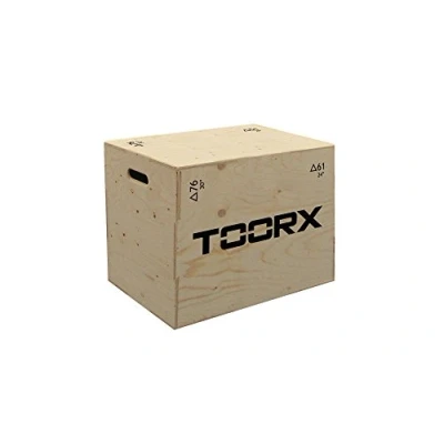 Immagine di Plyo box 3 in 1 TOORX Piattaforma Altezza Regolabile 76x61x51 cm.
