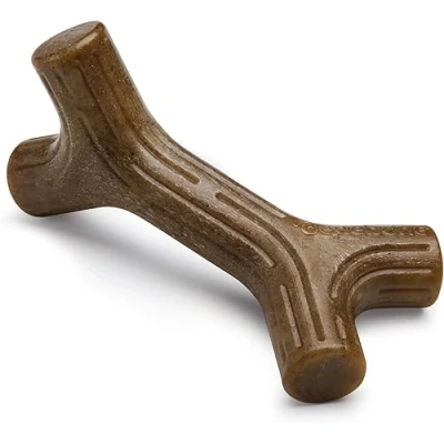 Immagine di Benebone Giocattolo da masticare per cani resistente masticatori aggressivi, vera pancetta, piccola, prodotto negli Stati Uniti.
