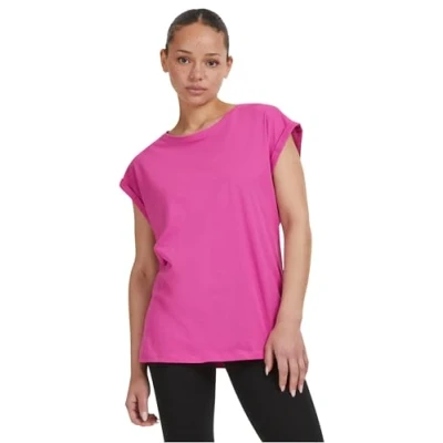 Immagine di Urban Classics Extended Shoulder Tshirt basic, Donna, Taglia: XL, Brightviolet