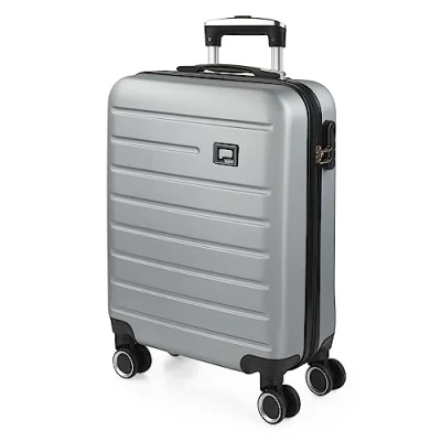 Immagine di SKPAT Valigia Bagaglio a Mano 55x40x20 Trolley Mano, Cabina, Valigie, 55x40x20, Argento