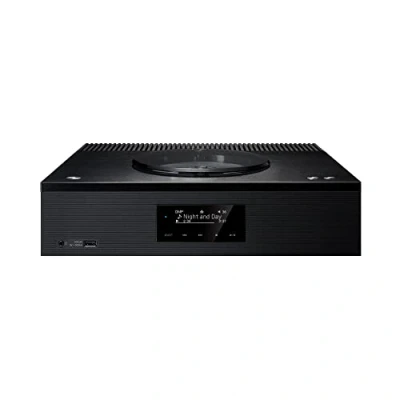 Immagine di Technics SA C100 Network Player con Amplificatore Integrato, Processore Jeno, Space Tune, CD, Radio, Phono, Ingresso Digitale Ottico e Coassiale USB, Nero
