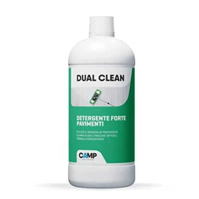 Immagine di ‎CAMP DUAL CLEAN, detergente forte concentrato per pavimenti in gres porcellanato, marmo, cotto, granito, 1000 ml