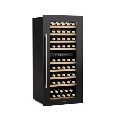 Immagine di KLARSTEIN Vinsider Duo Cantinetta Vino 79 Bottiglie, Doppia Temperatura 5 22C, Touch Control, LED, UV, Incasso, Nero