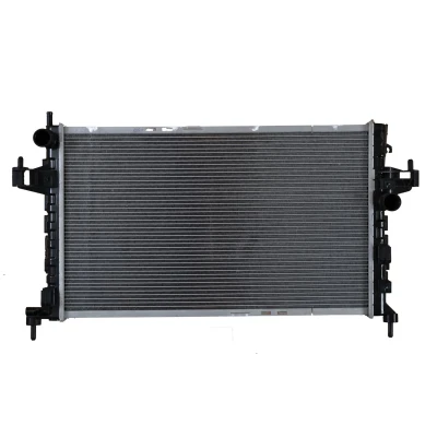 Immagine di NRF 54753 Radiatore motore Alluminio 600 366 24 con parti annesse Alette di raffreddamento saldate OPEL: Corsa C Hatchback