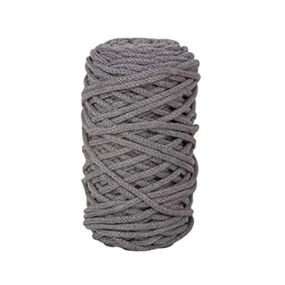 Immagine di Rayher Braidy Filo Riciclato, intrecciato, 4 mm Ø, Tortora, Gomitolo circa 65m (250 g), Filato per Lavori Creativi, Macramè, Pannelli, Progetti Con Corde, 42010509