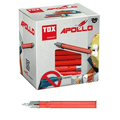 Immagine di TOX 49101141 Tassello Universale per Telaio Apollo 8x100mm, 049101141, Red, 8x100 mm