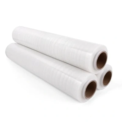 Immagine di Commerline Pellicola elastica per mobili, trasparente, 900 g, 40 cm, 12 rotoli