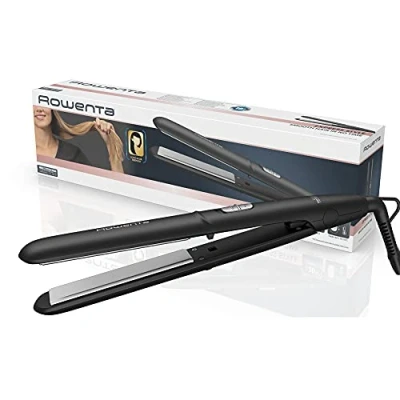 Immagine di Rowenta SF1810 Express Style piastra, due impostazioni di temperatura da 180 a 210 C, piastra flottanti, tempo riscaldamento 45 secondi, Nero/Argento