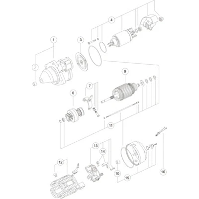 Immagine di MAHLE ORIGINAL MS 271 Motorino di avviamento 12 3,1 9 89,0 a tenuta d&#039;olio