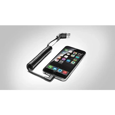 Immagine di Audi 8S0051435D Cavo Adattatore USB ad Angolo per Dispositivi Mobili con Presa Apple Lightning