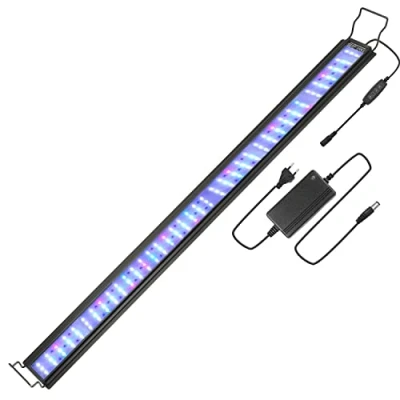 Immagine di EINFEBEN Illuminazione per acquari a LED, LED RGB piante acquatiche da 90 115 cm e d&#039;acqua dolce, dimmerabile