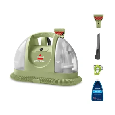 Immagine di BISSELL Little Green, Lavatappeti, Lavatappezzeria per Macchie Quotidiane e Sporco, Lava Tappezzeria Tappeti, Auto, Pulisci Divani, Moquette, Materassi Altro, Potente Motore da 340W, 4098N