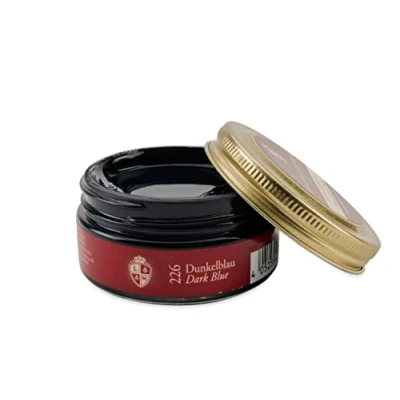 Immagine di Langer &amp; Messmer crema lucido per scarpe in pelle con ingredienti naturali la cura delle di alta qualità adatta a tutte le liscia 50 ml incolore