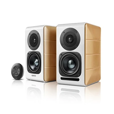 Immagine di Edifier S880Db Sistema di Altoparlanti, Bianco/Legno