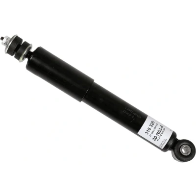 Immagine di SACHS 316 325 Ammortizzatore A pressione del gas doppio tubo telescopico Spina superiore, Occhiello inferiore
