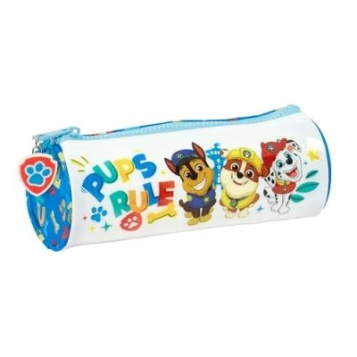 Immagine di PAW PATROL PUPS RULE astuccio rotondo per scuola, bambini, ideale bambini dai 5 ai 14 anni, comodo e versatile, qualità resistenza, 20 x 7 cm, colore blu, Estándar, Casual