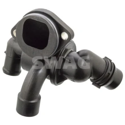 Immagine di SWAG 30 10 4761 Termostato motore 87 con guarnizione alloggiamento AUDI: A4 B8 Avant, A6 C6 Sedan, A5 Coupe, SEAT: Exeo ST