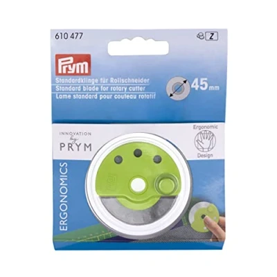 Immagine di Prym Spare Blade for Rotary Cutter Ergonomics 45 mm x, One Size 610477 1, Acciaio Inossidabile, Multi Coloured, taglia unica