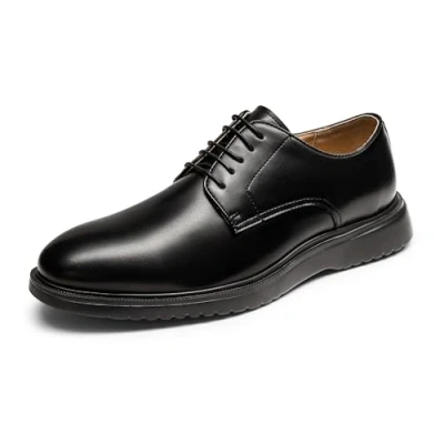 Immagine di Bruno Marc Scarpe Uomo Eleganti Stringate Derby Basse Oxford Sportive retrò da Uomo,Size 41,Nero,SBOX2402M