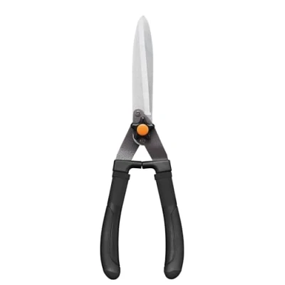 Immagine di Fiskars Cesoie per Siepi, Con Manici SoftGrip Antiscivolo, Lame in Acciaio di Alta Qualità, Lunghezza: 55 cm, Nero Opaco, HS10, 1027529