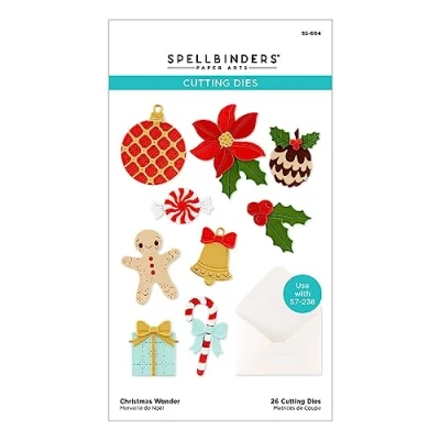 Immagine di Spellbinders S5 604 Christmas Wonder Etched Dies from The Envelope of Collection