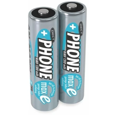 Immagine di Ansmann DECT maxE HR06 Batteria ricaricabile Stilo (AA) NiMH 1300 mAh 1.2 V 2 pz.