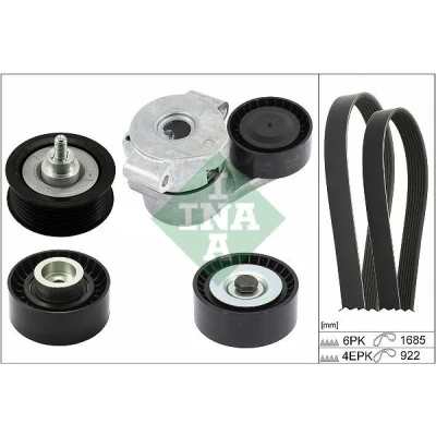 Immagine di INA 529 0527 10 Kit cinghie Poly V Controllare corsa libera generatore ed ev. sostituire, Attrezzi speciali necessari per montaggio