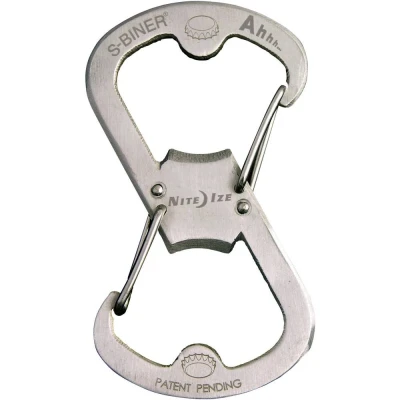 Immagine di NITE Ize Moschettone portachiavi NI SBO 03 11 S Biner Ahhh acciaio inox 1 pz.