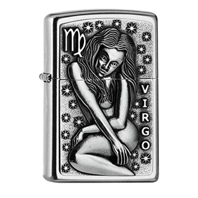 Immagine di Zippo PL 207 Virgo Tierkre. V19 Accendino, Ottone, Design, 5,83,81,2