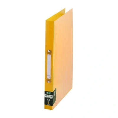 Immagine di D.RECT 2200 Set di Raccoglitori ad Anelli in Polipropilene Copertina Plastica A4 35 mm Dorso 2 Giallo Trasparente