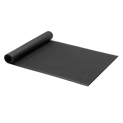 Immagine di Amazon Basics Tappetino ad alta densità, per pavimenti di palestre, tapis roulant e attrezzi esercizi 0,76 x 1,83 metri, Nero