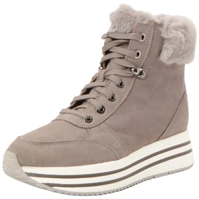Immagine di Geox D Kency C, Scarpe da Ginnastica, Grigio (Dk Stone), 41 EU
