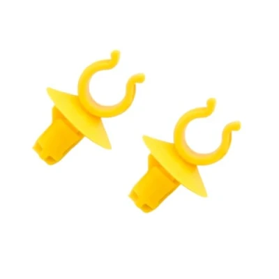 Immagine di Set di 2 clip per supporto barra cofano compatibile AX Berlingo C15 C3 C4 Evasion Saxo Visa DS4 1007 106 206 306 407 605 806 Expert Partner 795059