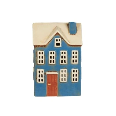 Immagine di IB Laursen Casa f/Tealight Nyhavn 1 lucernario porta marrone, B: 7,5 H: 20,5 L: 10