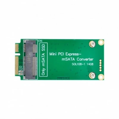 Immagine di JSER Adattatore da mSATA a Mini PCI e SATA SSD per Asus Eee PC 1000, 900, 901, 900A, T91