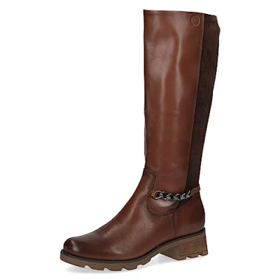 Immagine di CAPRICE 9 25612 41, Stivali a metà polpaccio Donna, Marrone (Cognac Comb), 37.5 EU