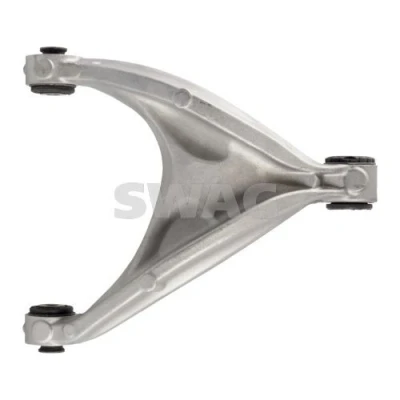 Immagine di SWAG 33 10 2393 Braccio oscillante, Sospensione ruota con supporto/cuscinetto Assale posteriore Dx, Superiore trasversale oscillante Alluminio