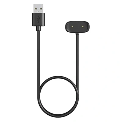 Immagine di MoKo 1 Pezzo Caricatore Compatibile con Amazfit GTS 4 Mini/2/2e/2 Mini/GTR 2/2e/Bip 3/3 Pro/Bip U/T Rex Pro Smartwatch, Caricabatterie Magnetico Cavo di Ricarica USB da 1M, Nero