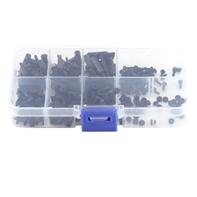 Immagine di 250PCS Nylon M2 M3 maschio femmina esagonale colonna distanziale vite kit di assortimento dadi PCB(M2 C)