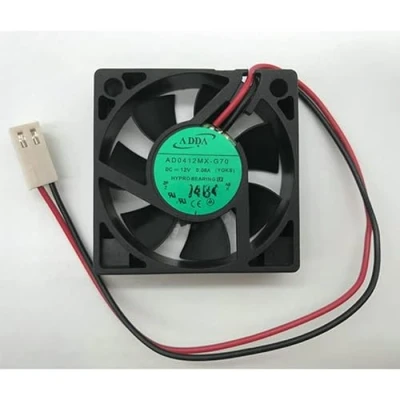 Immagine di ADDA 4010 AD0412MX G70 DC12V 2 wire pin 0.08A hydraulic bearing silent cooling fan