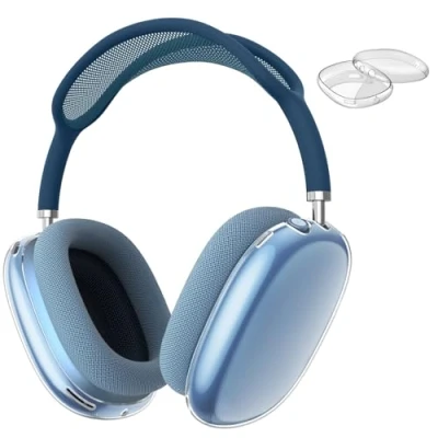 Immagine di FINTIE Cover Compatibile con AirPods Max Cuffie, Antigraffio Protettiva Trasparente Case in Morbido TPU Max, Crystal Clear